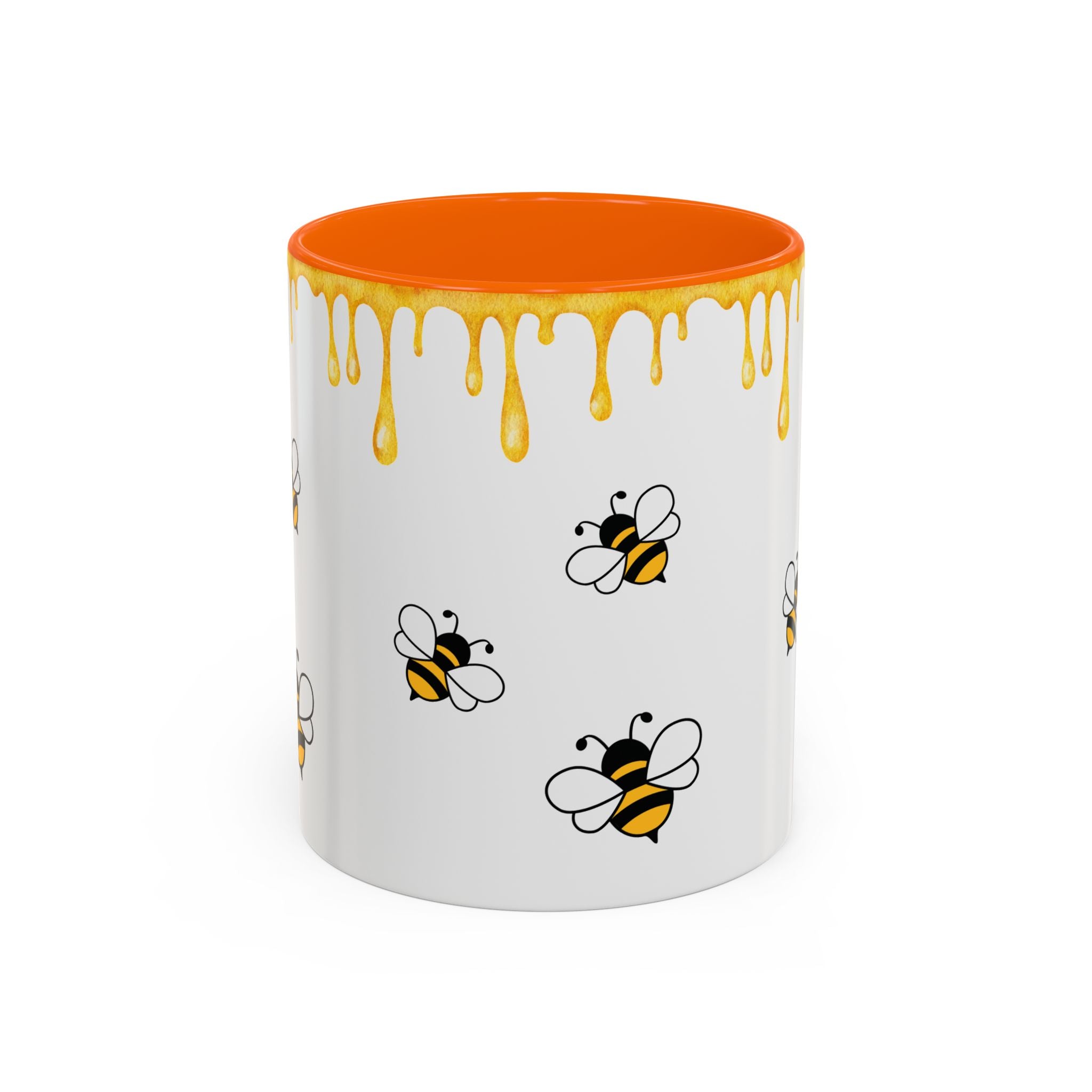 Honey Drip Bee Pattern Mug | Coffee Mug
