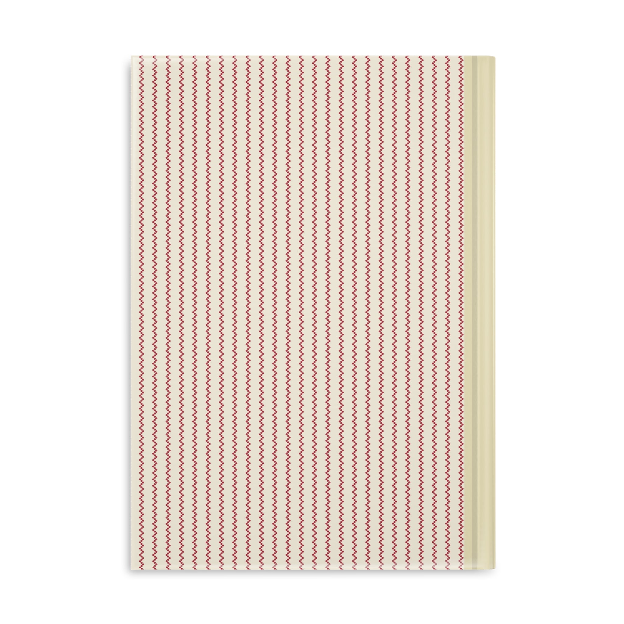 Diary Hardcover Notebook — Vintage Red Stripe Puffy Cover