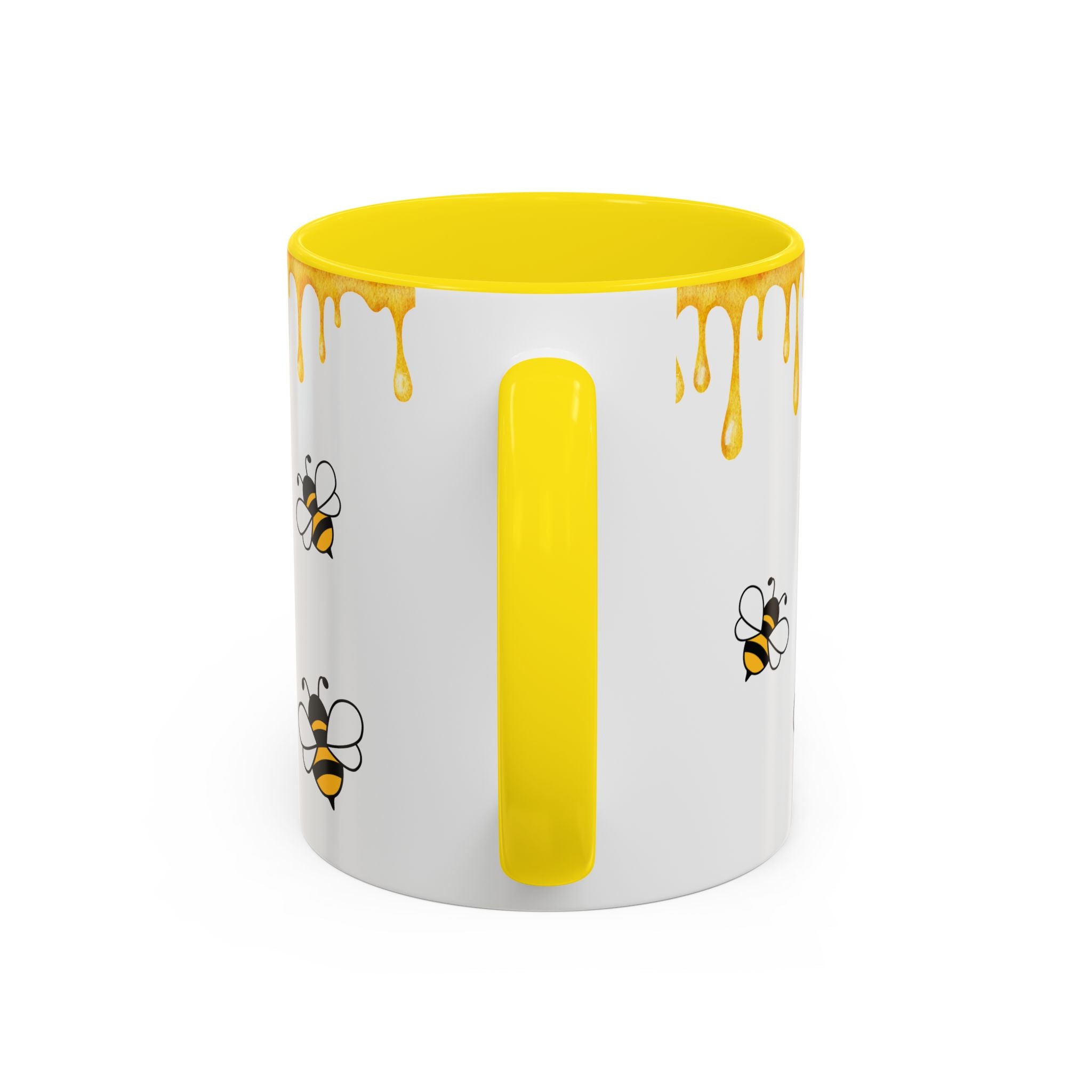 Honey Drip Bee Pattern Mug | Coffee Mug