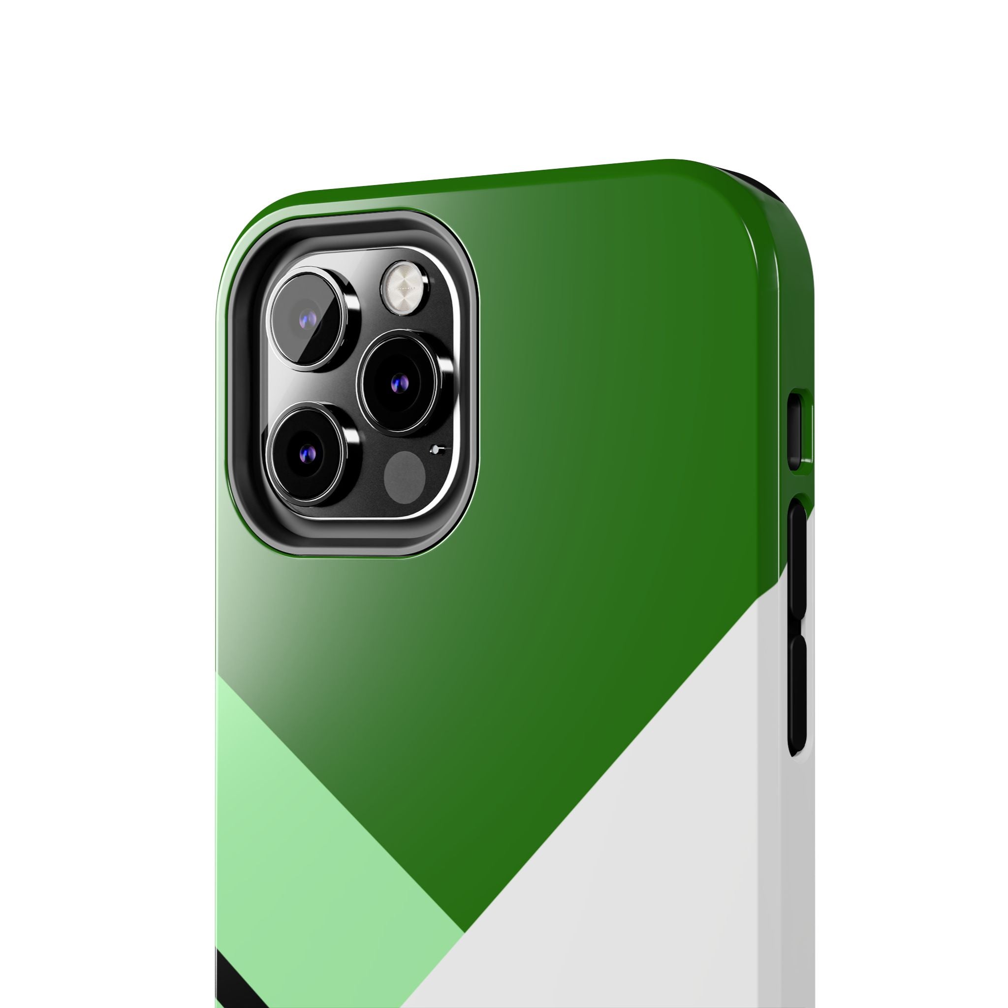 Green Geometric Stripe Phone Case | Tough Phone Cases